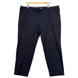 Eileen Fisher Woman Pull-On High Rise Pants Black Size 3X Office Church Mature